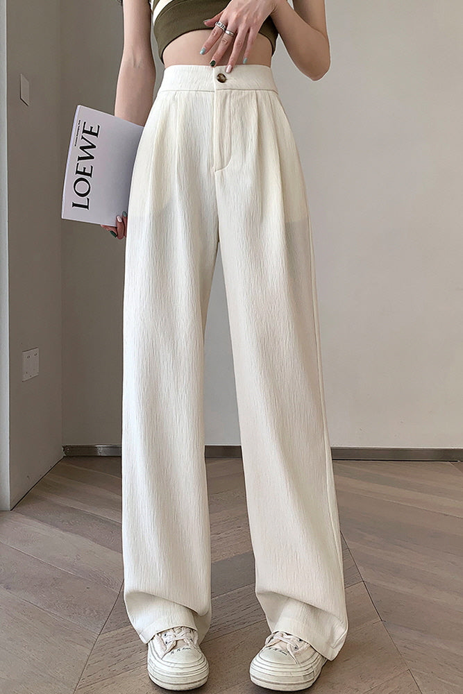 White Ice Airy Wide Pants