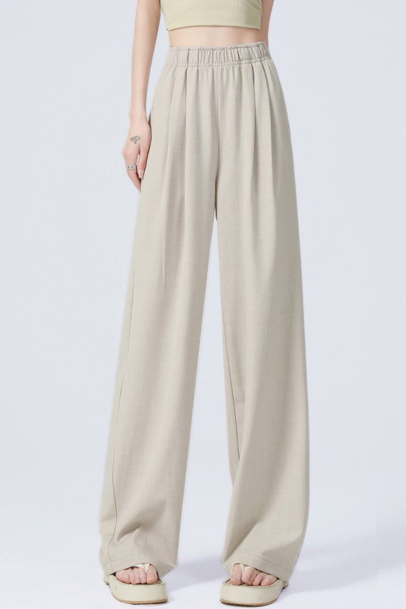 Oat Beige Airy Wide Pants