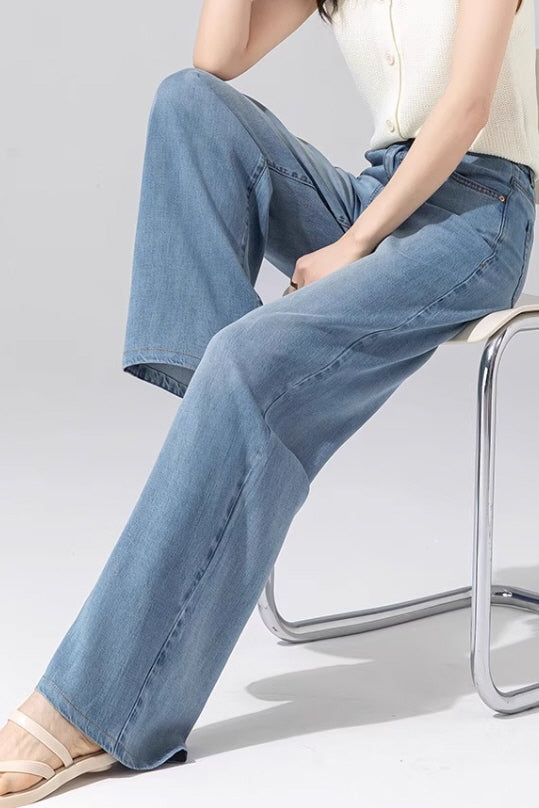Soft Drape Airy Wide Pants