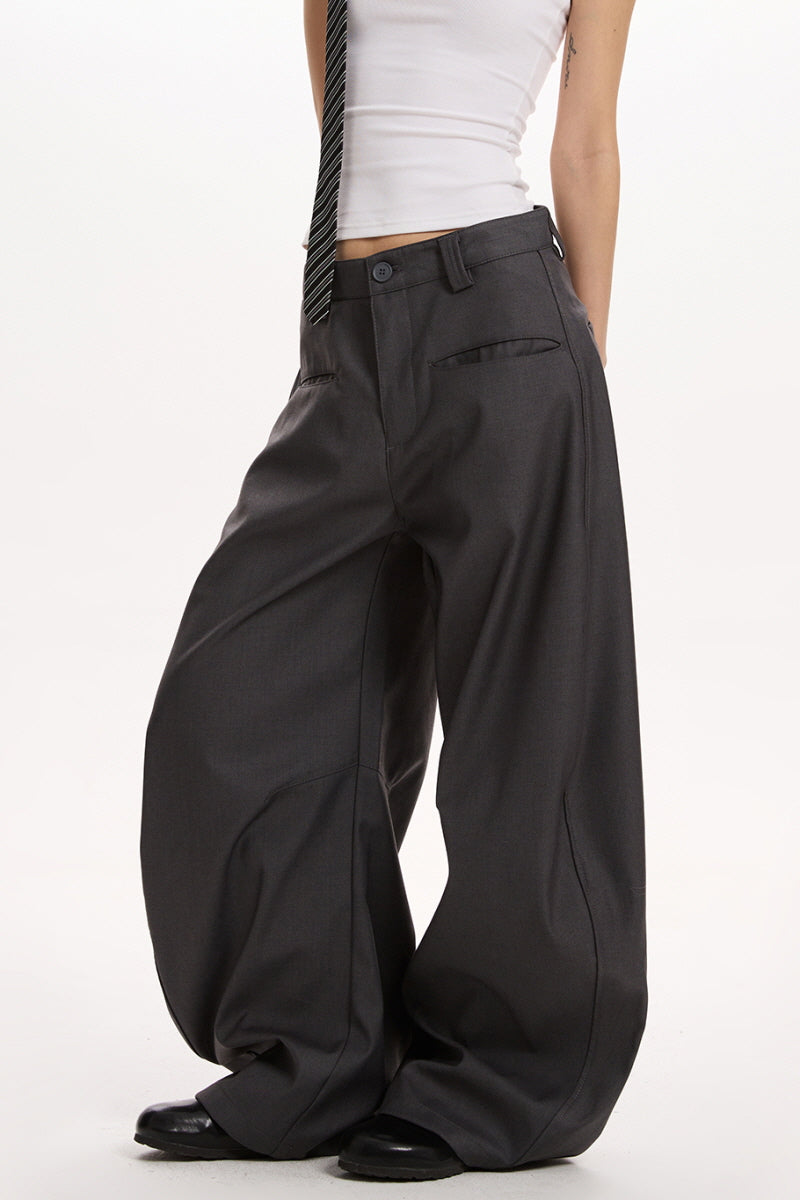 Dark Gray Curve Pants