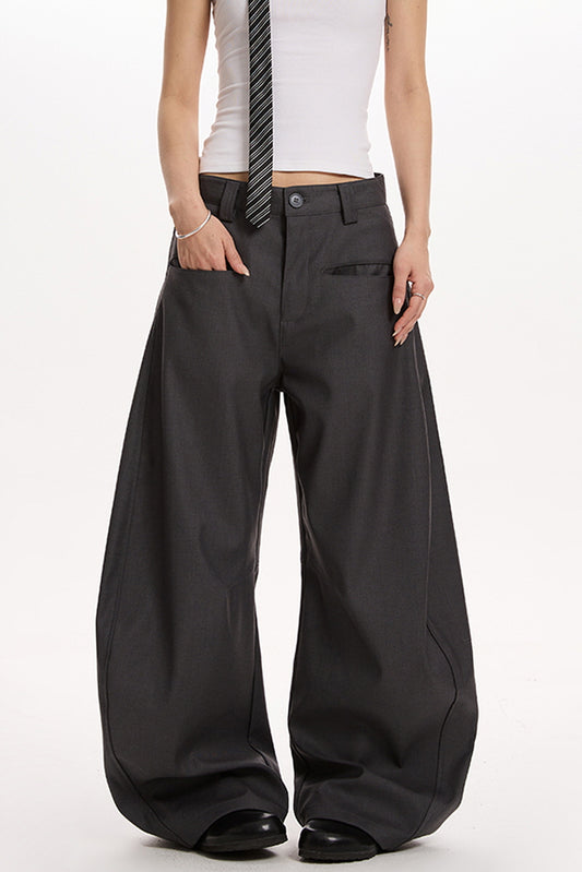 Dark Gray Curve Pants