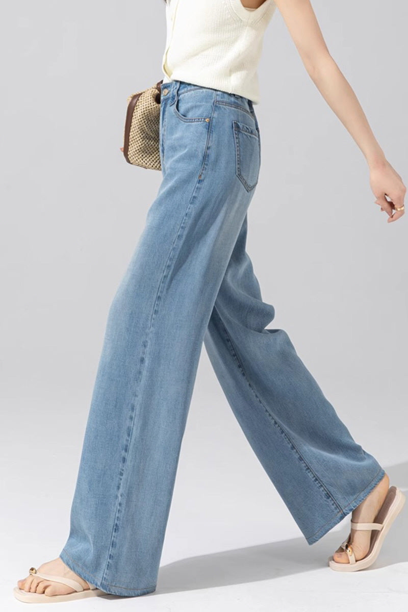 Soft Drape Airy Wide Pants