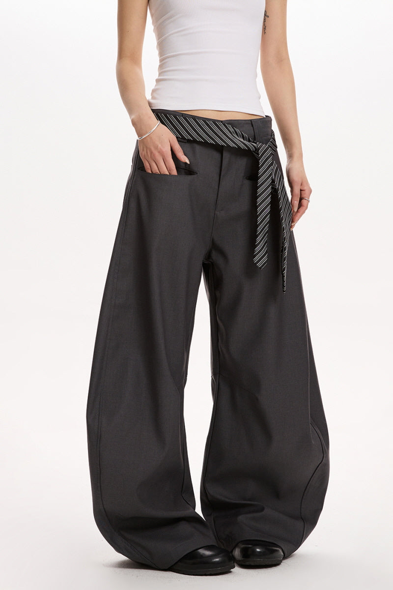 Dark Gray Curve Pants