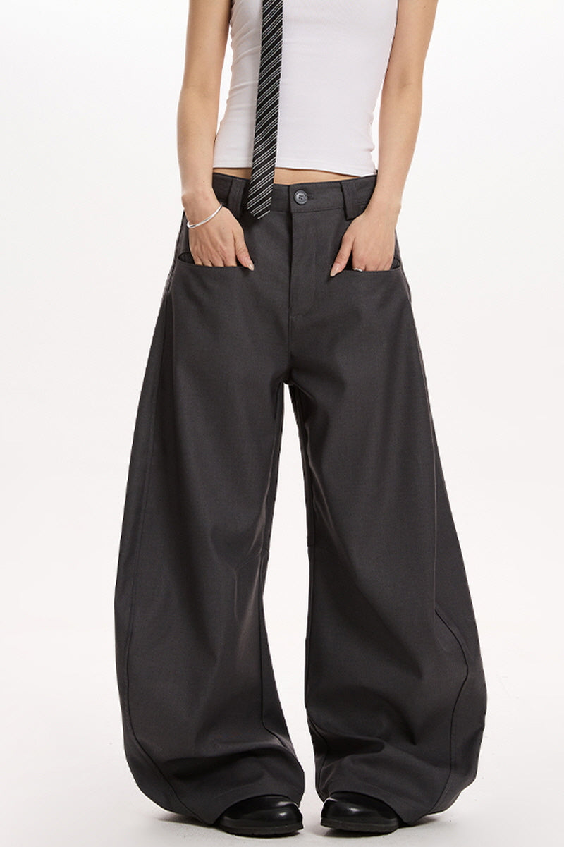 Dark Gray Curve Pants